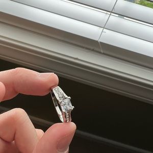 Couples Diamond ring set size 10